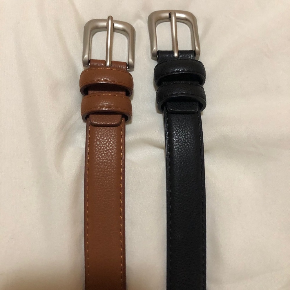 Unworn belts!